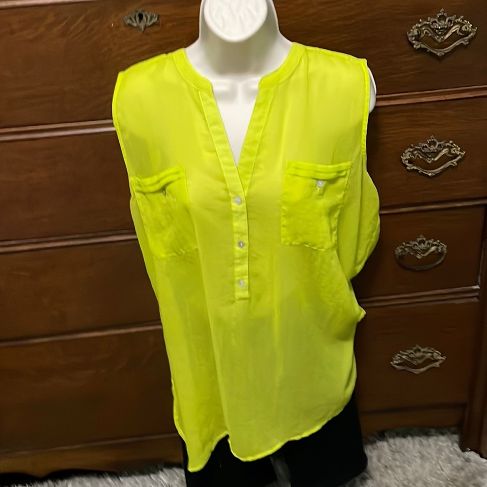 Apt 9 Lime Green Oversized Top